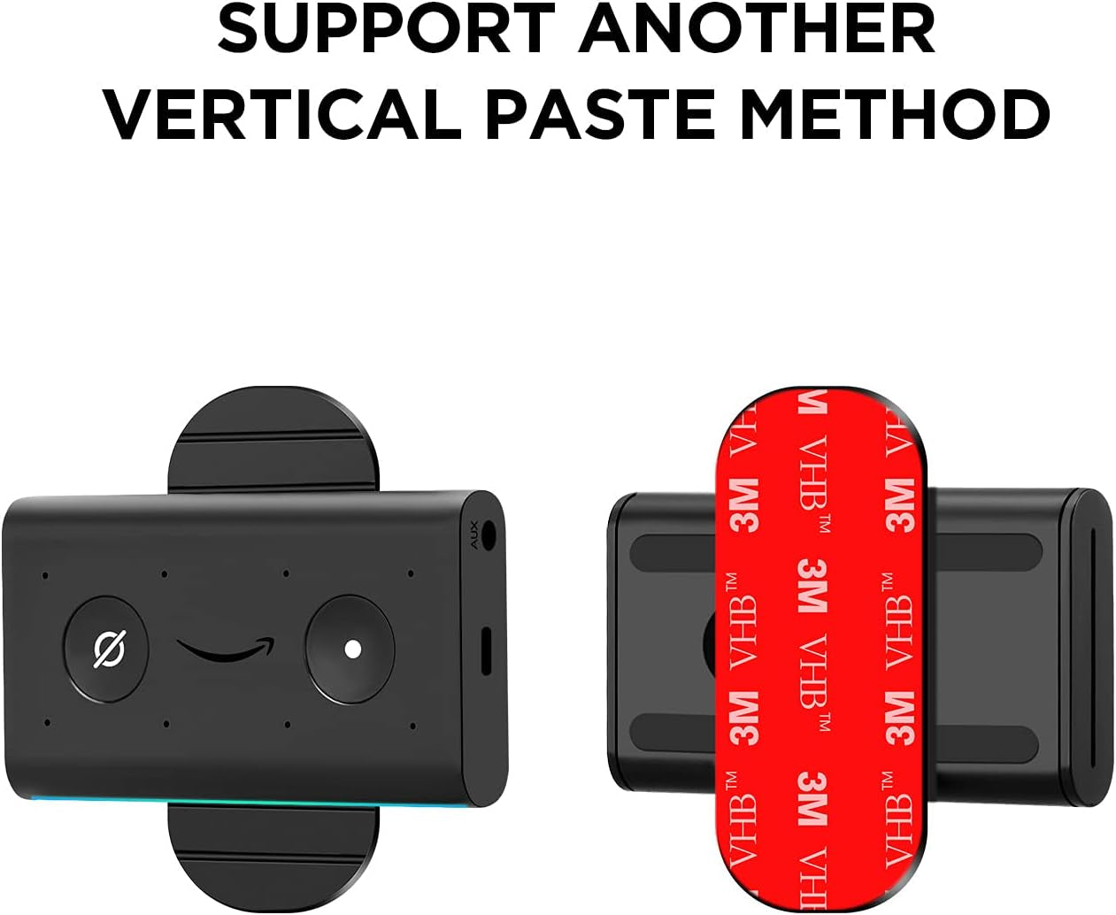 Car Mount for Auto,Car Mount Bracket Holder - Bendable Base - Stick to Flat or Oblique Car Face with 3M Tape - New Universal Dashboard Car Mount Fits for All Cars,Base