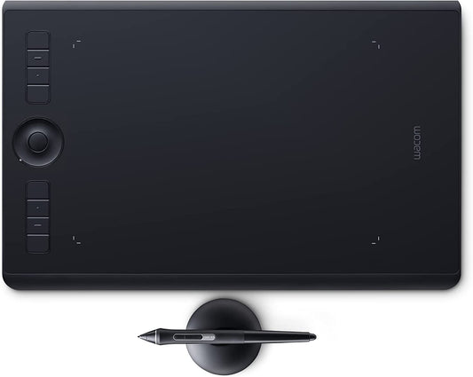 Intuos Pro Medium Bluetooth Graphics Drawing Tablet, 8 Customizable Expresskeys, 8192 Pressure Sensitive Pro Pen 2 Included, Compatible with Mac OS and Windows